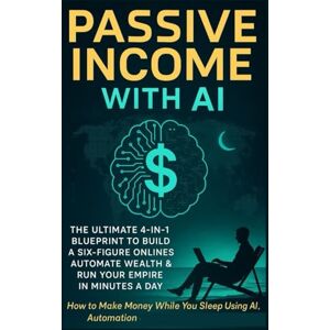 Crawford, Tommy Passive Income with AI: The Ultimate 4-in-1 Blueprint to Build a Six-Figure Online Business, Automate Wealth & Run Your Empire in Minutes a Day: How to Make Money While You Sleep Using AI, Automation Crawford, Tommy Passive Income with AI: The Ultimate 4-in-1 Blueprint to Build a Six-Figure Online Business, Automate Wealth & Run Your Empire in Minutes a Day: How to Make Money While You Sleep Using AI, Automation
