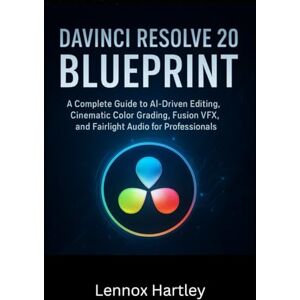 Hartley, Lennox Davinci Resolve 20 Blueprint: A Complete Guide to AI-Driven Editing, Cinematic Color Grading, Fusion VFX, and Fairlight Audio for Professionals (Adobe essential tools) Hartley, Lennox Davinci Resolve 20 Blueprint: A Complete Guide to AI-Driven Editing, Cinematic Color Grading, Fusion VFX, and Fairlight Audio for Professionals (Adobe essential tools)