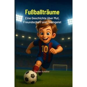 Schäfer, F. Fußballträume – Eine Geschichte über Mut, Freundschaft und Teamgeist: Ein Fußballbuch für 7-, 8-, 9-, 10- und 11-jährige Kinder über Mut, Freundschaft, Teamgeist und den Glauben an sich selbst Schäfer, F. Fußballträume – Eine Geschichte über Mut, Freundschaft und Teamgeist: Ein Fußballbuch für 7-, 8-, 9-, 10- und 11-jährige Kinder über Mut, Freundschaft, Teamgeist und den Glauben an sich selbst