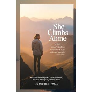 Thomas, Sophie SHE CLIMBS ALONE – A SOLO WOMAN’S GUIDE TO MOUNTAIN ESCAPES AND INNER STRENGTH (2025–2026): DISCOVER HIDDEN PEAKS, SOULFUL RETREATS, AND THE COURAGE TO JOURNEY ALONE Thomas, Sophie SHE CLIMBS ALONE – A SOLO WOMAN’S GUIDE TO MOUNTAIN ESCAPES AND INNER STRENGTH (2025–2026): DISCOVER HIDDEN PEAKS, SOULFUL RETREATS, AND THE COURAGE TO JOURNEY ALONE