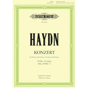 Joseph Haydn Haydn: Piano Concerto No. 1 in D Hob.XVIII:11 (Piano) (EP4353A) (Edition Peters) Joseph Haydn Haydn: Piano Concerto No. 1 in D Hob.XVIII:11 (Piano) (EP4353A) (Edition Peters)