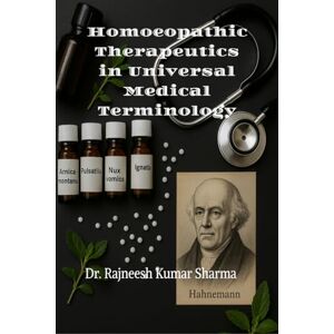 Rajneesh Kumar Sharma Homoeopathic Therapeutics in Universal Medical Terminology Rajneesh Kumar Sharma Homoeopathic Therapeutics in Universal Medical Terminology
