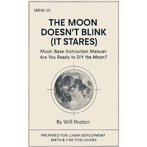 Poston, Will The Moon Doesn't Blink (It Stares): Moon Base Instruction Manual: Are You Ready To DIY The Moon? Poston, Will The Moon Doesn't Blink (It Stares): Moon Base Instruction Manual: Are You Ready To DIY The Moon?