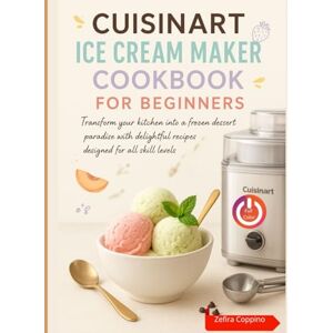 Coppino, Zefira Cuisinart Ice Cream Maker Cookbook for Beginners: Transform your kitchen into a frozen dessert paradise with delightful recipes designed for all skill levels Coppino, Zefira Cuisinart Ice Cream Maker Cookbook for Beginners: Transform your kitchen into a frozen dessert paradise with delightful recipes designed for all skill levels