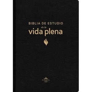 Reina Rvr60, Biblia de Estudio de la Vida Plena, Edición Clásica, Piel Fabricada, Negro, Con Índice, Palabras de Jesús En Rojo, Comfort Print: RVR60, ... Words of Jesus in Red, Comfort Print Reina Rvr60, Biblia de Estudio de la Vida Plena, Edición Clásica, Piel Fabricada, Negro, Con Índice, Palabras de Jesús En Rojo, Comfort Print: RVR60, ... Words of Jesus in Red, Comfort Print