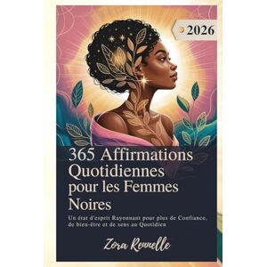 Rennelle, Zora 365 Affirmations Quotidiennes pour les Femmes Noires 2026: Un état d'esprit Rayonnant pour plus de Confiance, de bien être et de sens au Quotidien Rennelle, Zora 365 Affirmations Quotidiennes pour les Femmes Noires 2026: Un état d'esprit Rayonnant pour plus de Confiance, de bien être et de sens au Quotidien