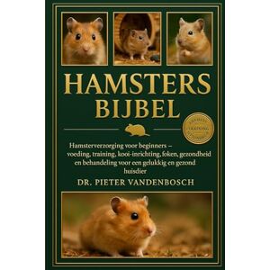 Vandenbosch, Dr. Pieter Hamsters Bijbel: Hamsterverzorging voor beginners Voeding, training, kooi-inrichting, fokken, gezondheid en behandeling voor een gelukkig en gezond huisdier Vandenbosch, Dr. Pieter Hamsters Bijbel: Hamsterverzorging voor beginners Voeding, training, kooi-inrichting, fokken, gezondheid en behandeling voor een gelukkig en gezond huisdier