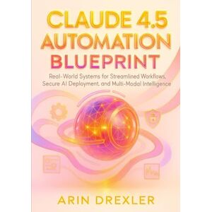 Drexler, Arin Claude 4.5 Automation Blueprint: Real-World Systems for Streamlined Workflows, Secure AI Deployment, and Multi-Modal Intelligence (Claude 4.5 Automation & Intelligence Series) Drexler, Arin Claude 4.5 Automation Blueprint: Real-World Systems for Streamlined Workflows, Secure AI Deployment, and Multi-Modal Intelligence (Claude 4.5 Automation & Intelligence Series)