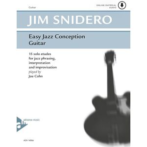 Snidero, Jim Easy Jazz Conception Guitar: 15 Solo Etudes for Jazz Phrasing, Interpretation and Improvisation (Advance Music: Easy Jazz Conception) Snidero, Jim Easy Jazz Conception Guitar: 15 Solo Etudes for Jazz Phrasing, Interpretation and Improvisation (Advance Music: Easy Jazz Conception)