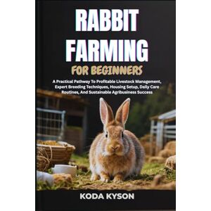 KYSON, KODA RABBIT FARMING FOR BEGINNERS: A Practical Pathway To Profitable Livestock Management, Expert Breeding Techniques, Housing Setup, Daily Care Routines, And Sustainable Agribusiness Success KYSON, KODA RABBIT FARMING FOR BEGINNERS: A Practical Pathway To Profitable Livestock Management, Expert Breeding Techniques, Housing Setup, Daily Care Routines, And Sustainable Agribusiness Success