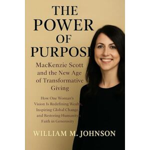 Johnson, William M The power of purpose: Mackenzie Scott and the new age of transformative giving: How one woman's vision is redefining wealth, inspiring global change, and restoring humanity's faith in generosity Johnson, William M The power of purpose: Mackenzie Scott and the new age of transformative giving: How one woman's vision is redefining wealth, inspiring global change, and restoring humanity's faith in generosity