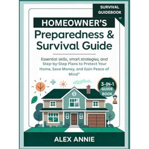 Annie, Alex Homeowner’s Preparedness & Survival Guide: Essential Skills, Smart Strategies, and Step-by-Step Plans to Protect Your Home, Save Money, and Gain Peace of Mind (Emergency & Survival Mastery) Annie, Alex Homeowner’s Preparedness & Survival Guide: Essential Skills, Smart Strategies, and Step-by-Step Plans to Protect Your Home, Save Money, and Gain Peace of Mind (Emergency & Survival Mastery)