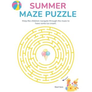 Lab, MindTrail Summer Maze Challenge for Kids – 100 Fun Puzzles with Answer Key: (7.5in x 9.25in 200 Pages) Lab, MindTrail Summer Maze Challenge for Kids – 100 Fun Puzzles with Answer Key: (7.5in x 9.25in 200 Pages)
