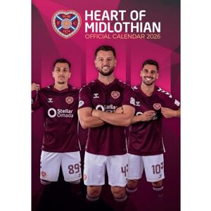 2026 CALENDAR HEART OF MIDLOTHIAN FC MONTH TO VIEW A3 WALL CALENDAR OFFICIAL PRODUCT 2026 CALENDAR HEART OF MIDLOTHIAN FC MONTH TO VIEW A3 WALL CALENDAR OFFICIAL PRODUCT