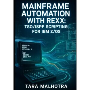 MALHOTRA, TARA MAINFRAME AUTOMATION WITH REXX: TSO/ISPF SCRIPTING FOR IBM Z/OS SUBTITLE: Reduce Manual Work with REXX Automation. JCL Processing, System Administration, and Operational Efficiency for z/OS MALHOTRA, TARA MAINFRAME AUTOMATION WITH REXX: TSO/ISPF SCRIPTING FOR IBM Z/OS SUBTITLE: Reduce Manual Work with REXX Automation. JCL Processing, System Administration, and Operational Efficiency for z/OS