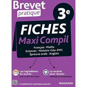 Coly, Sylvie Brevet Pratique Maxi-Compil de fiches la totale 3e Brevet 2026: Toutes les disciplines de l'épreuve et du contrôle continu pour réussir le Brevet Coly, Sylvie Brevet Pratique Maxi-Compil de fiches la totale 3e Brevet 2026: Toutes les disciplines de l'épreuve et du contrôle continu pour réussir le Brevet