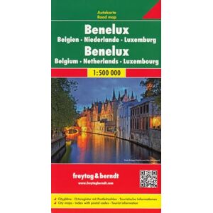 Freytag & Berndt Benelux f&b (+r) 1/500: Wegenkaart 1:500 000 Freytag & Berndt Benelux f&b (+r) 1/500: Wegenkaart 1:500 000