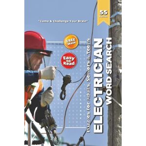 shop, RYLN Electrician Word Search Puzzle Book: Fun-Filled Electrician Word Searches Featuring Terminal Strip, Cable Gland, Voltage Regulator & More 6x9 ... for Electricians & Electrical Enthusiasts shop, RYLN Electrician Word Search Puzzle Book: Fun-Filled Electrician Word Searches Featuring Terminal Strip, Cable Gland, Voltage Regulator & More 6x9 ... for Electricians & Electrical Enthusiasts