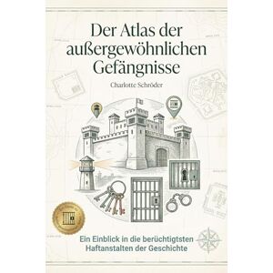 Schröder, Charlotte Der Atlas der außergewöhnlichen Gefängnisse: Ein Einblick in die berüchtigtsten Haftanstalten der Geschichte. Von Alcatraz bis zu mittelalterlichen Verliesen. Ein Buch für True-Crime-Fans Schröder, Charlotte Der Atlas der außergewöhnlichen Gefängnisse: Ein Einblick in die berüchtigtsten Haftanstalten der Geschichte. Von Alcatraz bis zu mittelalterlichen Verliesen. Ein Buch für True-Crime-Fans