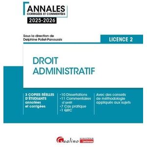 Pollet-Panoussis, Delphine Droit administratif L2: 3 copies réelles d'étudiants annotées et corrigées 10 Dissertations 11 Commentaires d'arrêt 7 Cas pratiques 1 QRC. ... méthodologie appliqués aux sujets (2024-2025) Pollet-Panoussis, Delphine Droit administratif L2: 3 copies réelles d'étudiants annotées et corrigées 10 Dissertations 11 Commentaires d'arrêt 7 Cas pratiques 1 QRC. ... méthodologie appliqués aux sujets (2024-2025)