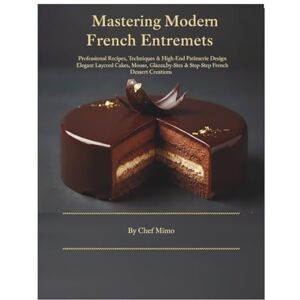 Mimo, Chef Mastering Modern French Entremets: Elegant Layered Cakes, Mousse, Glazes & Step-by-Step French Dessert Creations Mimo, Chef Mastering Modern French Entremets: Elegant Layered Cakes, Mousse, Glazes & Step-by-Step French Dessert Creations