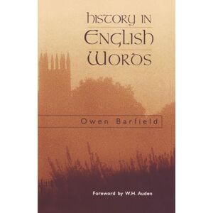 Owen Barfield History in English Words Owen Barfield History in English Words