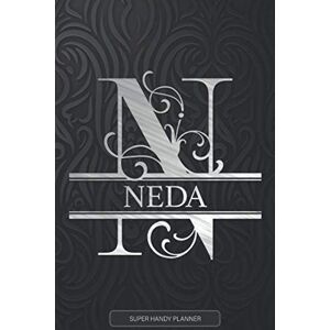 Planners, Jennie's Neda: Silver Monogram Letter N The Neda Name Neda Name Custom Gift Planner Calendar Notebook Journal Planners, Jennie's Neda: Silver Monogram Letter N The Neda Name Neda Name Custom Gift Planner Calendar Notebook Journal