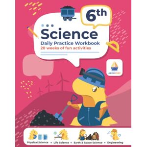 ArgoPrep 6th Grade Science: Daily Practice Workbook 20 Weeks of Fun Activities Physical, Life, Earth & Space Science Engineering + Video Explanations ... Explanations Included 200+ Pages Workbook) ArgoPrep 6th Grade Science: Daily Practice Workbook 20 Weeks of Fun Activities Physical, Life, Earth & Space Science Engineering + Video Explanations ... Explanations Included 200+ Pages Workbook)