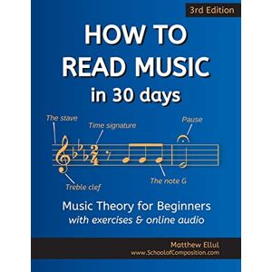 Ellul, Matthew How to Read Music in 30 Days: Music Theory for Beginners with exercises & online audio: 1 (Practical Music Theory) Ellul, Matthew How to Read Music in 30 Days: Music Theory for Beginners with exercises & online audio: 1 (Practical Music Theory)