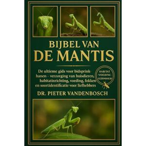 Vandenbosch, Dr. Pieter Bijbel Van De Mantis: De ultieme gids voor bidsprinkhanen – verzorging van huisdieren, habitatinrichting, voeding, fokken en soortidentificatie voor liefhebbers Vandenbosch, Dr. Pieter Bijbel Van De Mantis: De ultieme gids voor bidsprinkhanen – verzorging van huisdieren, habitatinrichting, voeding, fokken en soortidentificatie voor liefhebbers