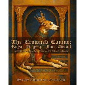 Armstrong, Lady Marjorie Ann The Crowned Canine: Royal Dogs in Fine Detail: Intricate Portraits of Posh Pups for the Refined Colourist Armstrong, Lady Marjorie Ann The Crowned Canine: Royal Dogs in Fine Detail: Intricate Portraits of Posh Pups for the Refined Colourist