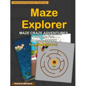 HOUSE, IBP Maze Explorer: Maze Craze Adventures: Ultimate Fun – 105 Interesting Brain Boosting and Easy Maze Puzzles for Kids Ages 3-5 Educational Activity Book HOUSE, IBP Maze Explorer: Maze Craze Adventures: Ultimate Fun – 105 Interesting Brain Boosting and Easy Maze Puzzles for Kids Ages 3-5 Educational Activity Book