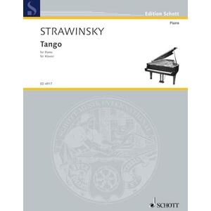 Stravinsky Tango for piano solo piano intermediate (sheet music) (ED 4917) Stravinsky Tango for piano solo piano intermediate (sheet music) (ED 4917)