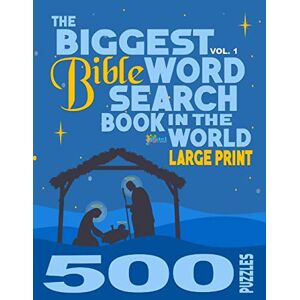 Books, Patel Puzzle The Biggest Bible Word Search Book in the World (LARGE PRINT): 500 Puzzles Books, Patel Puzzle The Biggest Bible Word Search Book in the World (LARGE PRINT): 500 Puzzles