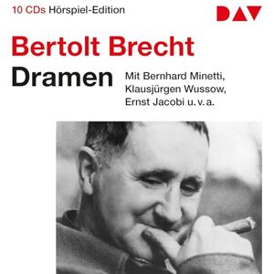 Brecht, Bertolt Dramen: Hörspiel-Edition mit Bernhard Minetti, Klausjürgen Wussow u.v.a. (10 CDs) Brecht, Bertolt Dramen: Hörspiel-Edition mit Bernhard Minetti, Klausjürgen Wussow u.v.a. (10 CDs)