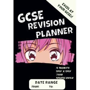 Books, Wilder Hair GCSE Revision Planner: 4 Month Day x Day 7x10 size Excel at your GCSEs! With Date Range Study Skills Planner Hardcover Books, Wilder Hair GCSE Revision Planner: 4 Month Day x Day 7x10 size Excel at your GCSEs! With Date Range Study Skills Planner Hardcover