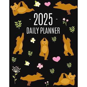 Press, Happy Oak Tree Yoga Bear Planner 2025: For All Your Weekly Appointments! Cool Daily Organizer with Funny Meditating Safari Jungle Animal January-December: 12 Months Press, Happy Oak Tree Yoga Bear Planner 2025: For All Your Weekly Appointments! Cool Daily Organizer with Funny Meditating Safari Jungle Animal January-December: 12 Months