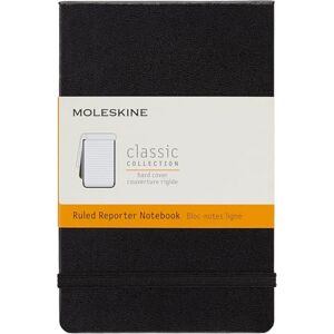 Moleskine Classic Ruled Paper Notebook Hard Cover and Elastic ClosureJournal, Black, Pocket 9 x 14 A6, 192 Pages Moleskine Classic Ruled Paper Notebook Hard Cover and Elastic ClosureJournal, Black, Pocket 9 x 14 A6, 192 Pages