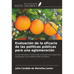 de Meirelles Junior, Julio Candido Evaluación de la eficacia de las políticas públicas para una aglomeración: el caso del sector frutícola del municipio de Campos dos Goytacazes, en el estado de Río de Janeiro de Meirelles Junior, Julio Candido Evaluación de la eficacia de las políticas públicas para una aglomeración: el caso del sector frutícola del municipio de Campos dos Goytacazes, en el estado de Río de Janeiro