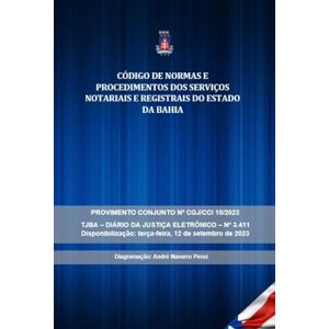 Navarro Perez, André Código De Normas E Procedimentos Dos Serviços Notariais E R Navarro Perez, André Código De Normas E Procedimentos Dos Serviços Notariais E R