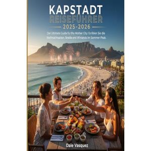 Vasquez, Dale Kapstadt Reiseführer 2025–2026: Der ultimative Guide für die Mother City: Erleben Sie die Weihnachtssaison, die Strände am Atlantik und die Winelands im Sommer-Peak. Vasquez, Dale Kapstadt Reiseführer 2025–2026: Der ultimative Guide für die Mother City: Erleben Sie die Weihnachtssaison, die Strände am Atlantik und die Winelands im Sommer-Peak.