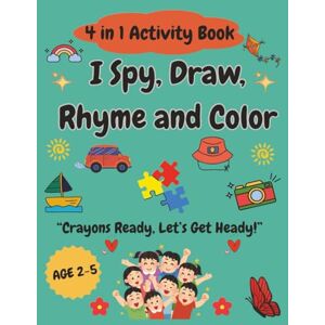 Dawn, Nova I Spy, Draw, Rhyme and Color Activity Book: 4 in 1 colorful collection of picture puzzles, rhymes, drawing and coloring activities Ideal for ... to play, imagine, and learn through fun! Dawn, Nova I Spy, Draw, Rhyme and Color Activity Book: 4 in 1 colorful collection of picture puzzles, rhymes, drawing and coloring activities Ideal for ... to play, imagine, and learn through fun!