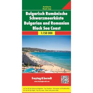 Freytag-Berndt u. Arteria KG Bulgaria Black-Seacoast f&b: Wegenkaart 1:150 000 Freytag-Berndt u. Arteria KG Bulgaria Black-Seacoast f&b: Wegenkaart 1:150 000