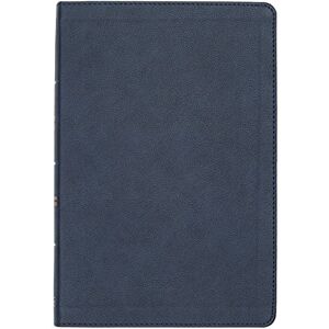 CSB Bibles by Holman CSB Large Print Thinline Bible, Navy LeatherTouch: Csb Thinline Bible, Navy Leathertouch CSB Bibles by Holman CSB Large Print Thinline Bible, Navy LeatherTouch: Csb Thinline Bible, Navy Leathertouch