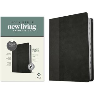 Tyndale House Publishers NLT Personal Size Giant Print Bible, Filament Edition, Black: NLT, Black/Onyx, Leatherlike, Filament Enabled Edition Red Letter, Personal Size Giant Print Bible Tyndale House Publishers NLT Personal Size Giant Print Bible, Filament Edition, Black: NLT, Black/Onyx, Leatherlike, Filament Enabled Edition Red Letter, Personal Size Giant Print Bible