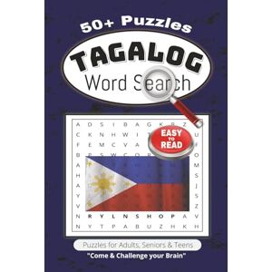 shop, RYLN Tagalog Word Search Puzzle Book: Word Searches with Easy-to-Read Print About Tagalog, Pinoy, Filipino, Philippines and More 6x9 inches, 110 pages ... Gift for Vacations, Holidays and Free Times shop, RYLN Tagalog Word Search Puzzle Book: Word Searches with Easy-to-Read Print About Tagalog, Pinoy, Filipino, Philippines and More 6x9 inches, 110 pages ... Gift for Vacations, Holidays and Free Times