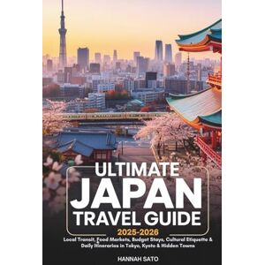 Sato, Hannah ULTIMATE JAPAN TRAVEL GUIDE 2025–2026: Local Transit, Food Markets, Budget Stays, Cultural Etiquette & Daily Itineraries in Tokyo, Kyoto & Hidden Towns Sato, Hannah ULTIMATE JAPAN TRAVEL GUIDE 2025–2026: Local Transit, Food Markets, Budget Stays, Cultural Etiquette & Daily Itineraries in Tokyo, Kyoto & Hidden Towns