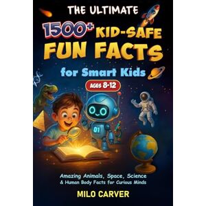 Carver, Milo The Ultimate 1500+ Kid-Safe Fun Facts for Smart Kids: Amazing Animals, Space, Science & Human Body Facts for Curious Minds (Ages 8-12) Carver, Milo The Ultimate 1500+ Kid-Safe Fun Facts for Smart Kids: Amazing Animals, Space, Science & Human Body Facts for Curious Minds (Ages 8-12)