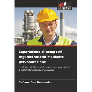 Ben Hamouda, Sofiane Separazione di composti organici volatili mediante pervaporazione: Membrane a struttura metallica-organica per la separazione di MeOH/MTBE mediante pervaporazione Ben Hamouda, Sofiane Separazione di composti organici volatili mediante pervaporazione: Membrane a struttura metallica-organica per la separazione di MeOH/MTBE mediante pervaporazione