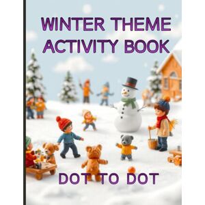 Kreations, Whiskers & Ink Winter Theme Activity Book Dot To Dot Kreations, Whiskers & Ink Winter Theme Activity Book Dot To Dot